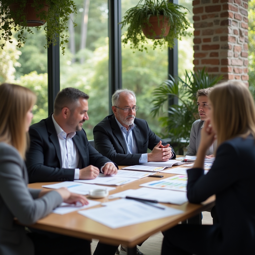 Workshop di educazione finanziaria in azienda con dipendenti che partecipano attivamente